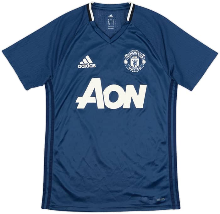 2016-17 Manchester United adizero Training Shirt - 8/10 - (S)