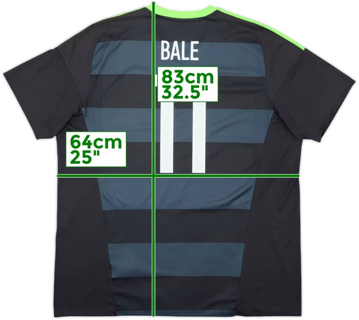 2016-17 Wales Away Shirt Bale #11 - 9/10 - (XXL)