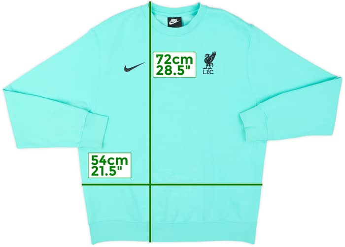 2020-21 Liverpool Nike Sweat Top - 9/10 - (M)