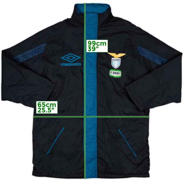 Abrigo de banquillo con capucha Umbro del Lazio 1995-96 - 5/10 - (XL)