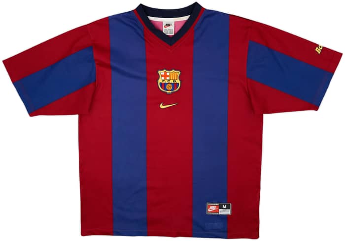 1998-00 Barcelona Basic Home Shirt Rivaldo #11 - 8/10 - (M)