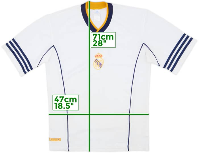 1998-99 Real Madrid adidas Training Shirt - 4/10 - (S)