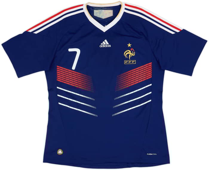 2009-10 France Home Shirt Ribery #7 - 6/10 - (L)
