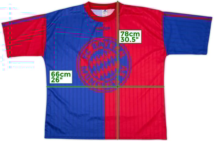 1995-96 Bayern Munich adidas Training Shirt - 8/10 - (XXL)