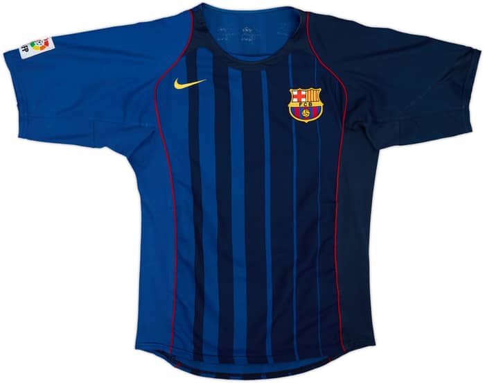 2004-05 Barcelona Away Shirt Ronaldinho #10 - 7/10 - (S)