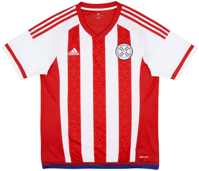 2015 Paraguay Copa America Home Shirt - 8/10 - (L)