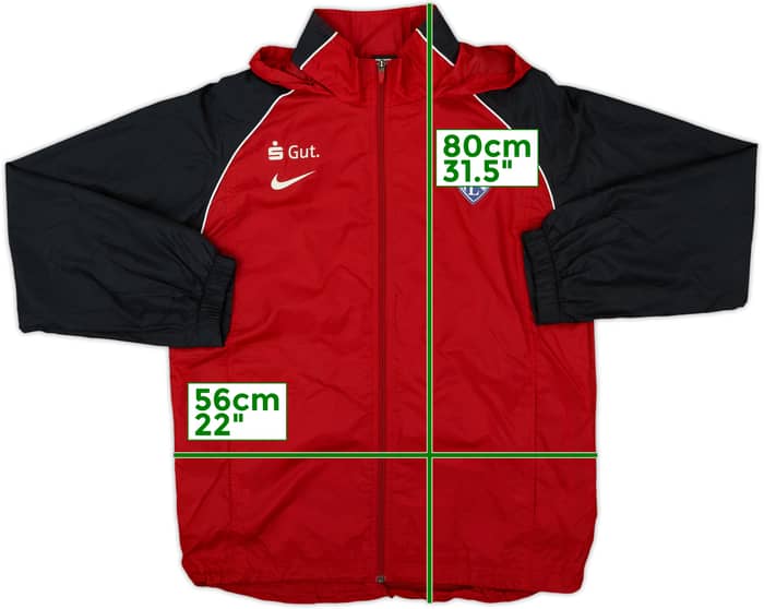 Chaqueta impermeable con capucha Nike del VFL Bochum 2011-12 - 8/10 - (M)