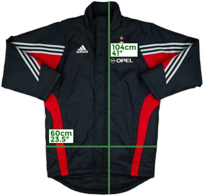 2003-04 AC Milan adidas Hooded Track Jacket - 5/10 - (M)