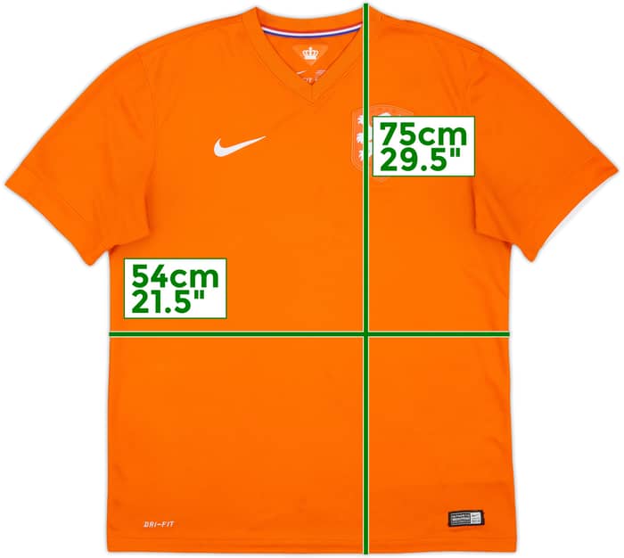 2014-15 Netherlands Home Shirt - 8/10 - (L)