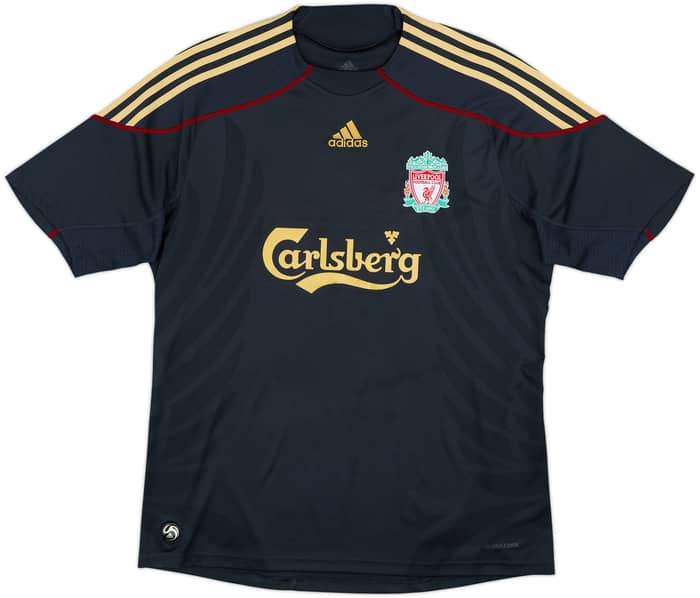 2009-10 Liverpool Away Shirt Gerrard #8 - 7/10 - (L)