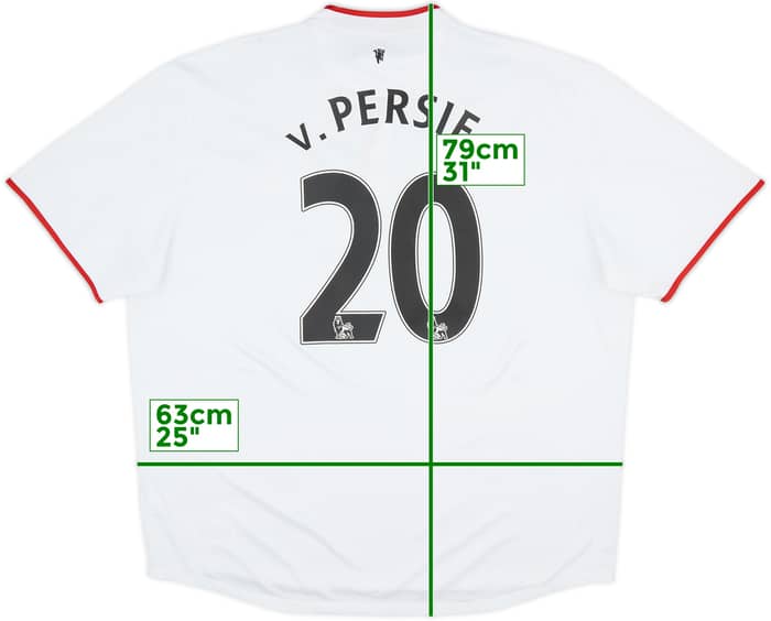 2012-14 Manchester United Away Shirt v.Persie #20 - 7/10 - (XXL)