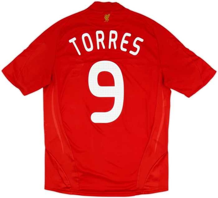 2008-10 Liverpool Home Shirt Torres #9 - 6/10 - (M)