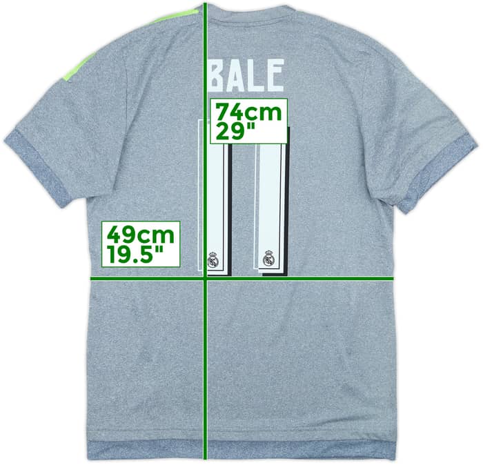 2015-16 Real Madrid Away Shirt Bale #11 - 9/10 - (M)