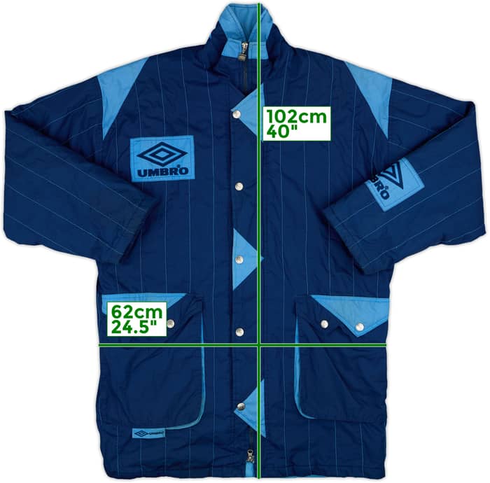 1990s Umbro Template Padded Bench Coat - 8/10 - (L)