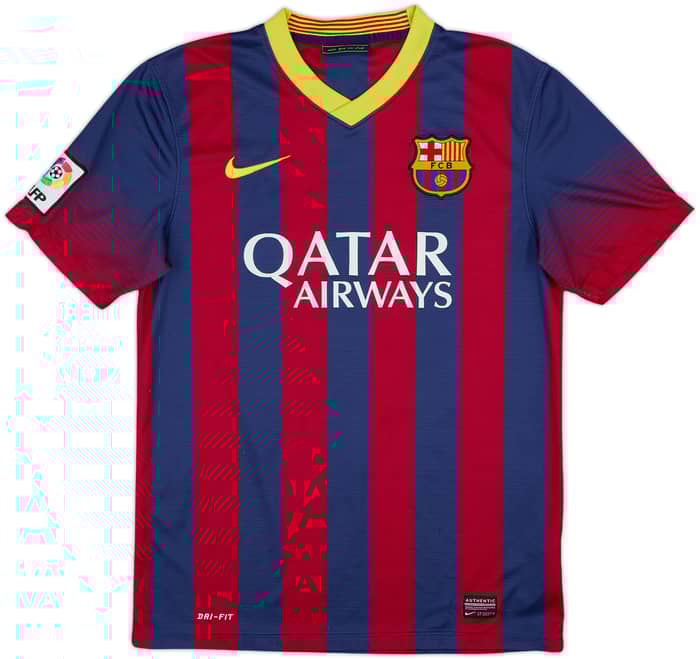 2013-14 Barcelona Home Shirt Messi #10 - 6/10 - (S)