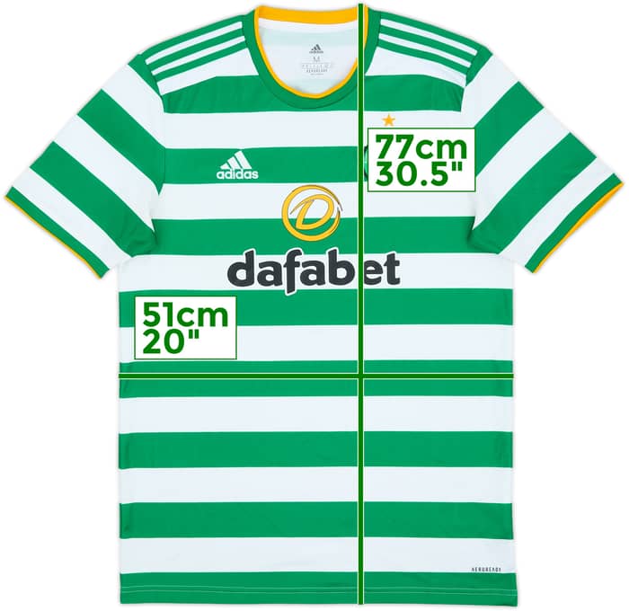 2020-21 Celtic Home Shirt - 9/10 - (M)