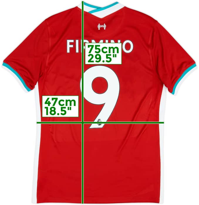 2020-21 Liverpool Camiseta Local Firmino #9 - 6/10 - (M)