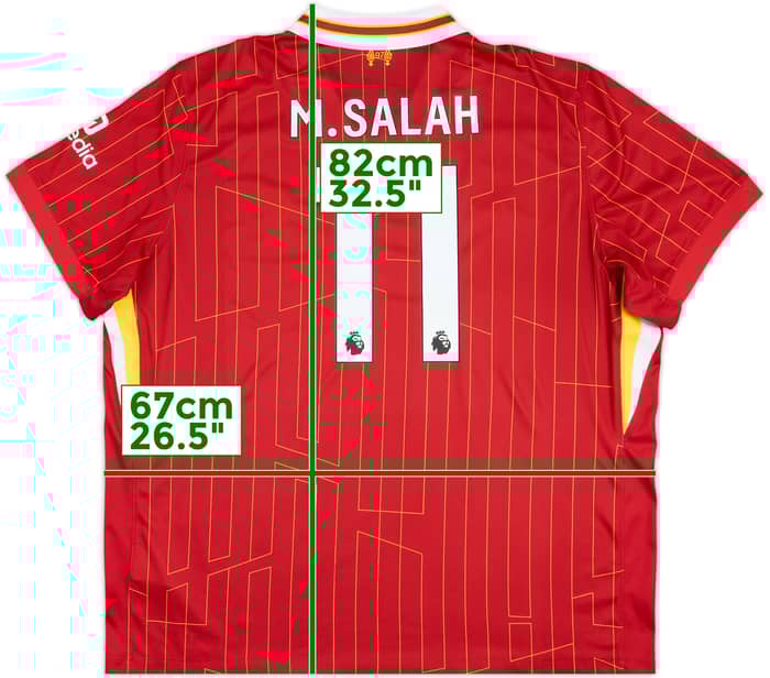 2024-25 Liverpool Home Shirt M.Salah #11 - 10/10 - (3XL)