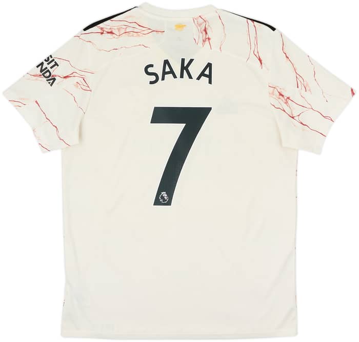 2020-21 Arsenal Visitante Camiseta Saka #7 - 6/10 - (L)