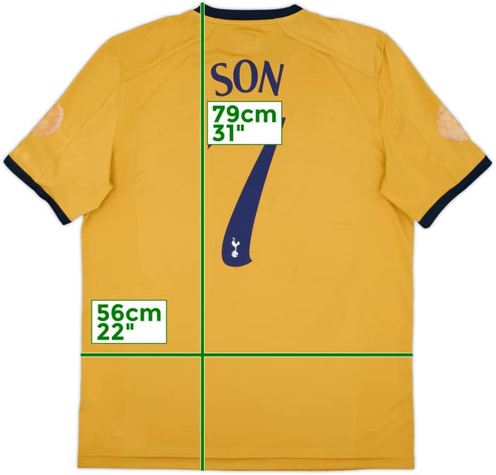 2016-17 Tottenham Third Shirt Son #7 - 5/10 - (XL)