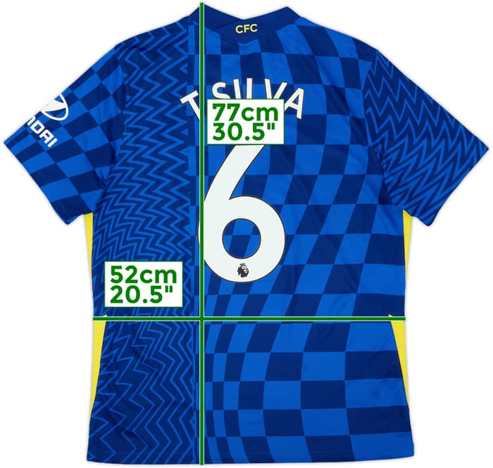 2021-22 Chelsea Home Shirt T.Silva #6 - 8/10 - (L)