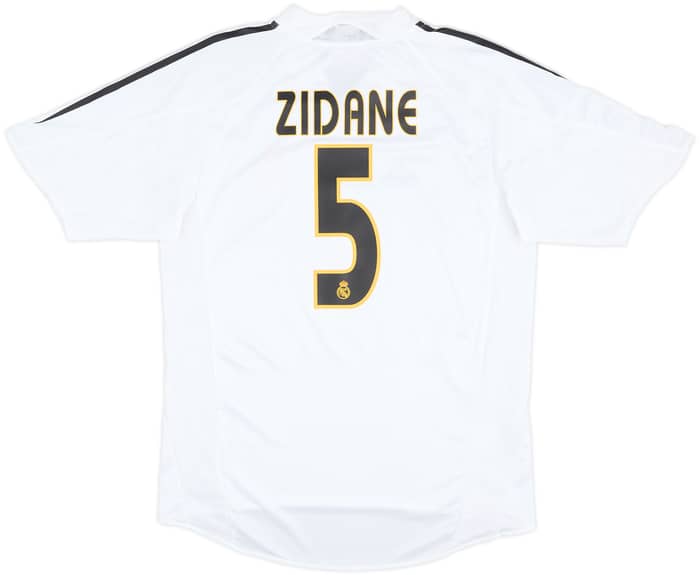 2004-05 Real Madrid Camiseta Local Zidane #5 - 7/10 - (M)