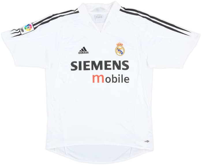 2004-05 Real Madrid Camiseta Local Zidane #5 - 7/10 - (M)