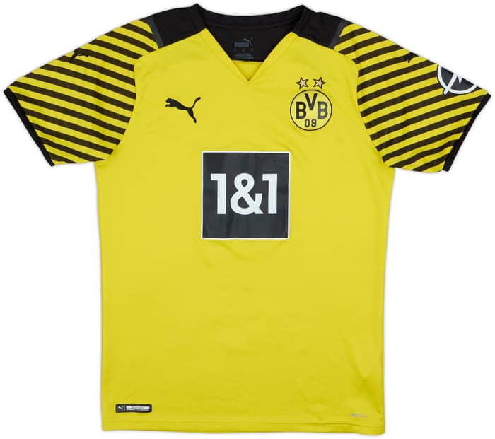 2021-22 Borussia Dortmund Home Shirt Haaland #9 - 6/10 - (S)