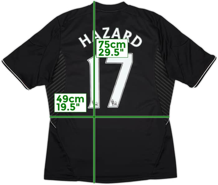 Camiseta de la tercera equipación del Chelsea 2013-14 Hazard #17 - 8/10 - (L)