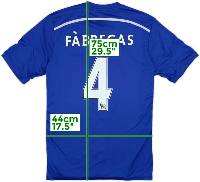 2014-15 Chelsea Home Shirt Fabregas #4 - 10/10 - (M)