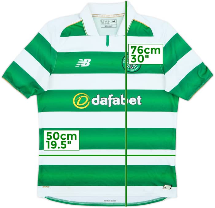 2016-17 Celtic Home Shirt - 7/10 - (M)