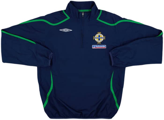 2007-09 Northern Ireland Umbro 1/4 Zip Drill Top - 6/10 - (M)