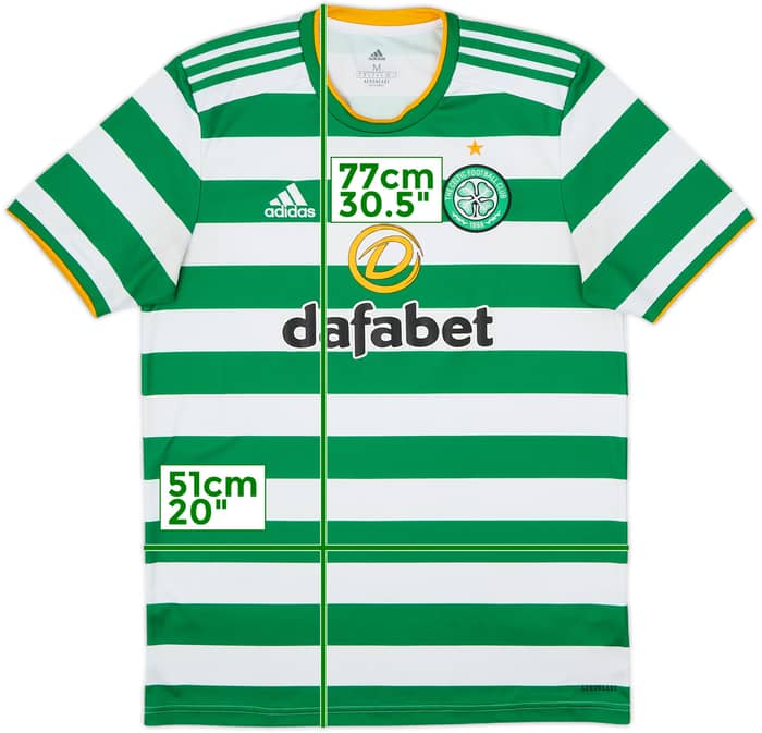 2020-21 Celtic Home Shirt - 7/10 - (M)