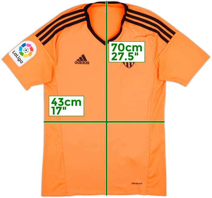 2016-17 Valencia Third Shirt - 8/10 - (S)