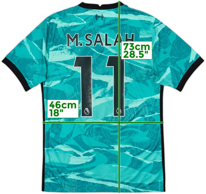2020-21 Liverpool Away Shirt M.Salah #11 - 7/10 - (S)