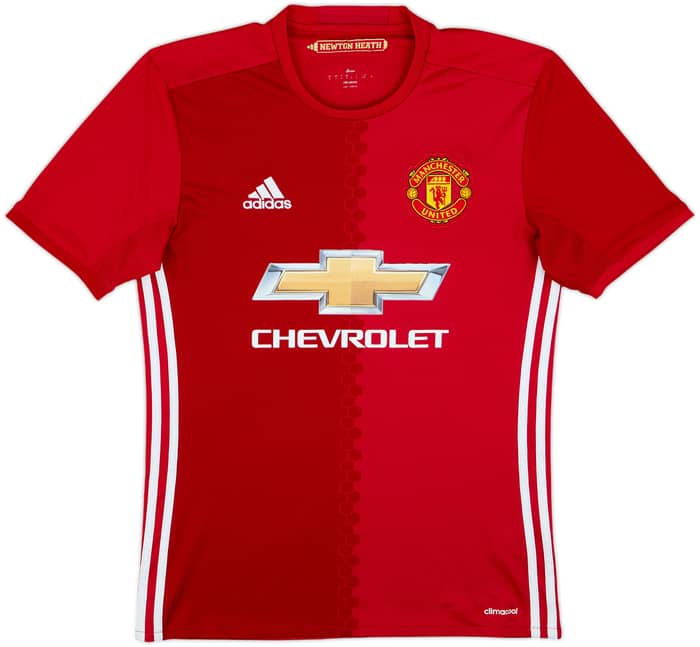 2016-17 Manchester United Home Shirt Ibrahimovic #9 - 7/10 - (S)