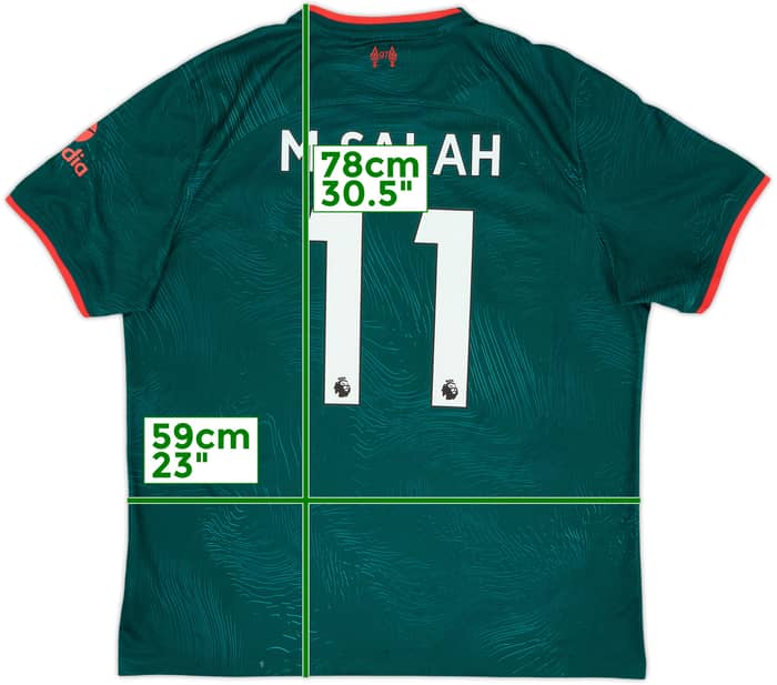 2022-23 Liverpool Third Shirt M.Salah #11 - 8/10 - (XL)
