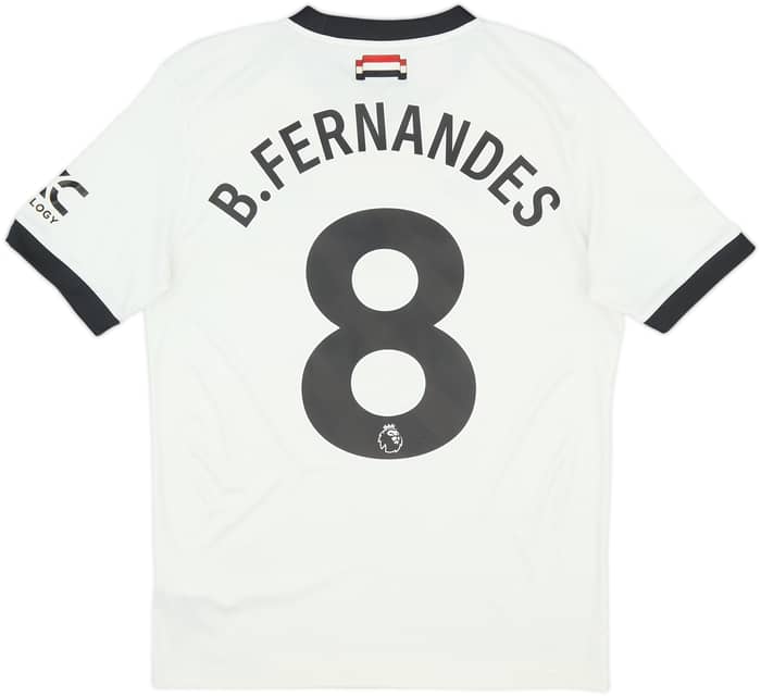 Camiseta de la tercera equipación del Manchester United 2024-25 B.Fernandes #8 - 7/10 - (XL.Niños)