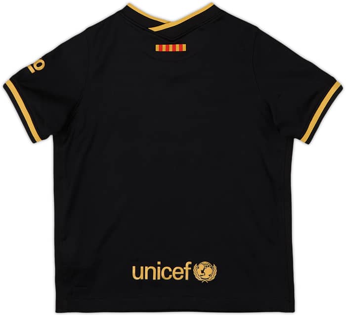 2020-21 Barcelona Away Shirt - 9/10 - (S.Boys)