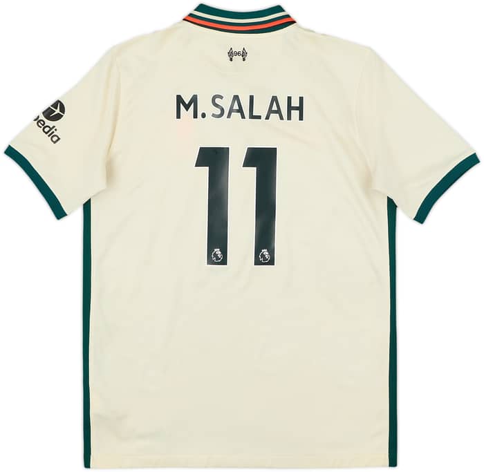 2021-22 Liverpool Away Shirt M.Salah #11 - 10/10 - (L.Boys)