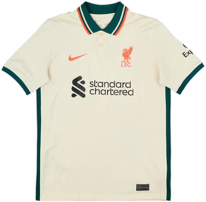 2021-22 Liverpool Away Shirt M.Salah #11 - 10/10 - (L.Boys)