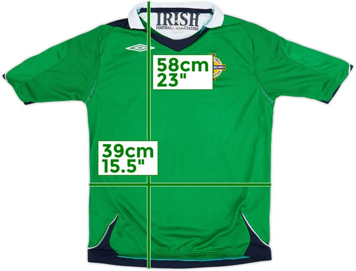 2006-08 Northern Ireland Home Shirt - 9/10 - (M.Boys)