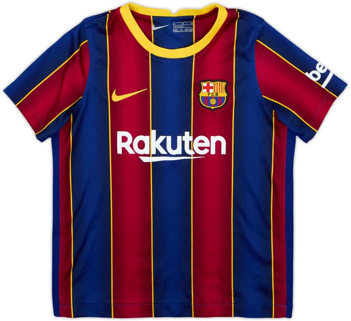 2020-21 Barcelona Home Shirt - 9/10 - (5-6 Years)