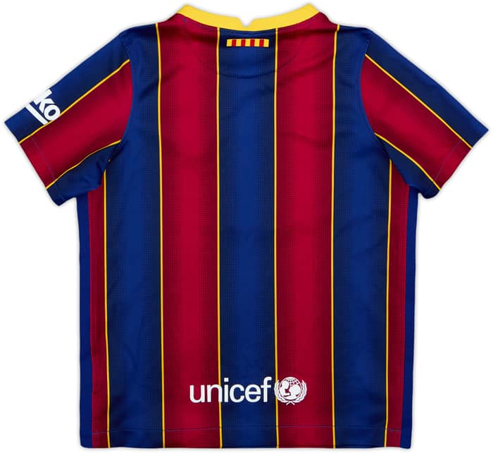 2020-21 Barcelona Home Shirt - 9/10 - (5-6 Years)