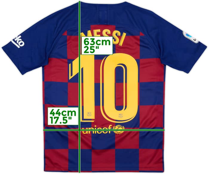 2019-20 Barcelona Local Camiseta Messi #10 - 9/10 - (XL.Boys)