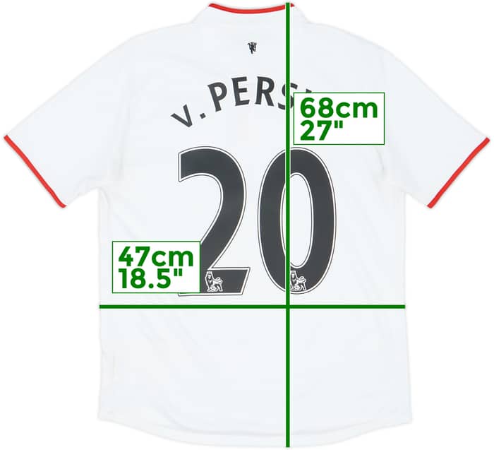 2012-14 Manchester United Away Shirt v.Persie #20 - 6/10 - (XL.Boys)