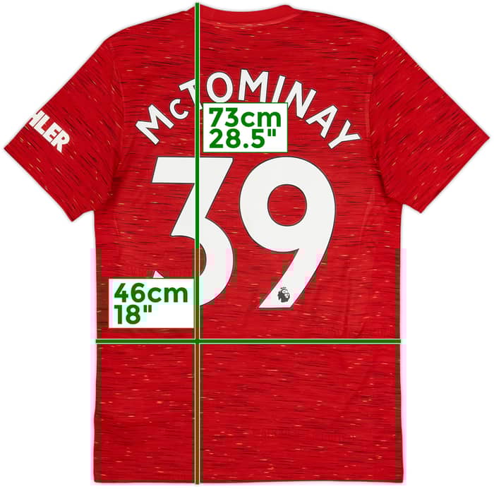 2020-21 Manchester United Home Shirt McTominay #39 - 7/10 - (S)