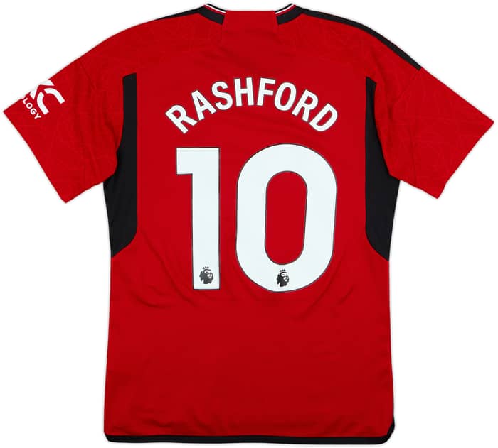 2023-24 Manchester United Home Shirt Rashford #10 - 9/10 - (M)
