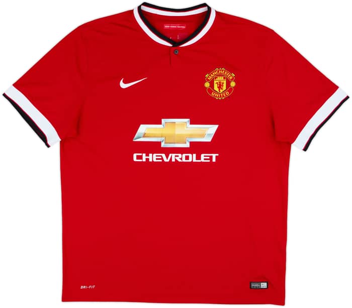 2014-15 Manchester United Home Shirt Blind #17 - 7/10 - (XL)
