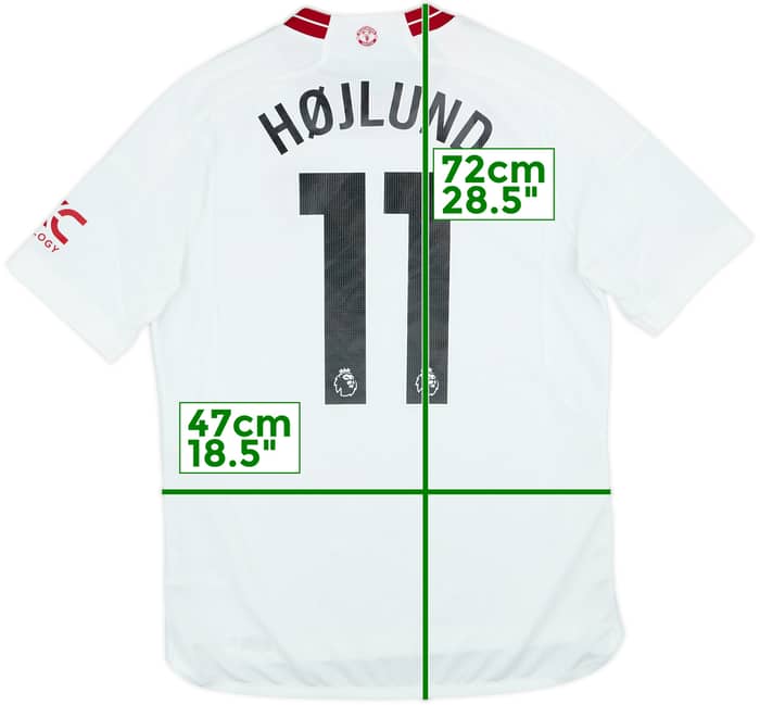 2023-24 Manchester United Third Shirt Højlund #11 - 9/10 - (XL.Boys)